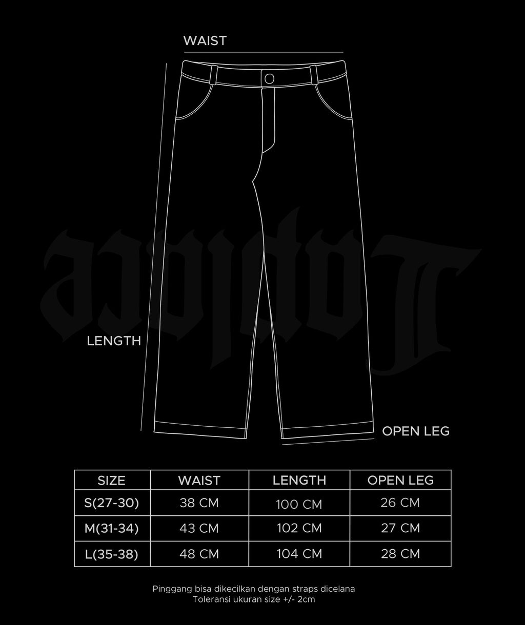 ASTA / BLACK COVER / CALÇA CARGO